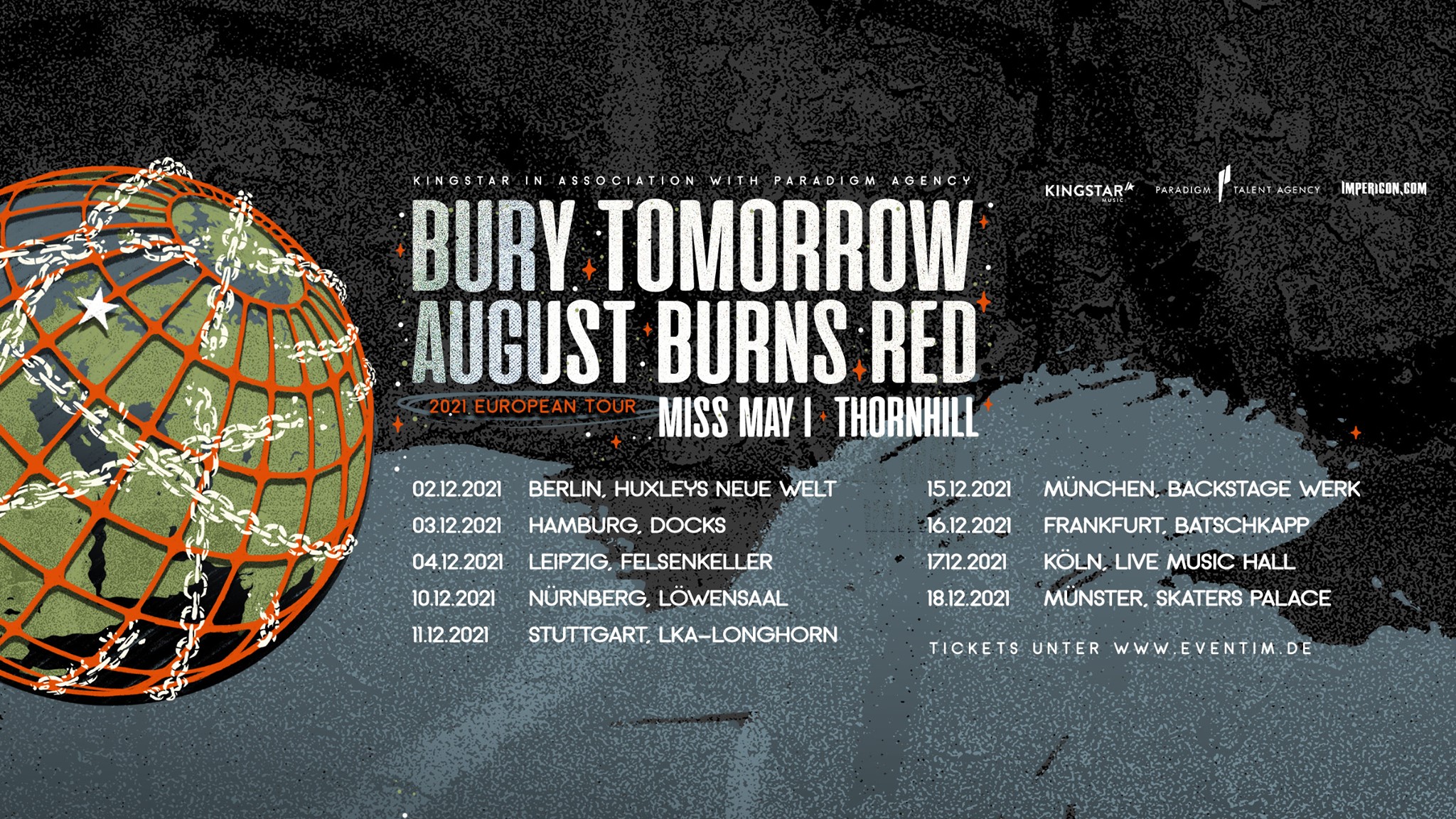 Bury Tomorrow | August Burns Red | Miss May I | Thornhill